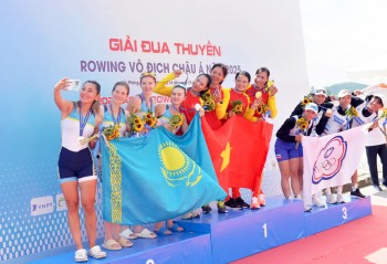 Việt Nam giành 6 huy chương vàng Giải đua thuyền Rowing vô địch châu Á 2025