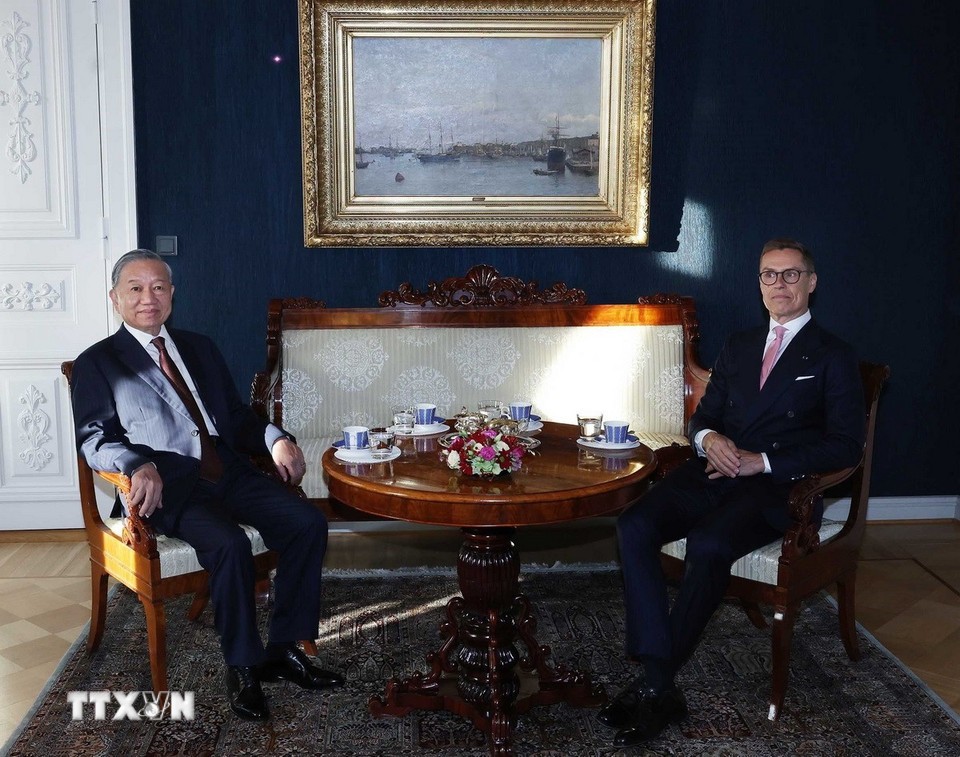 Lễ đón Tổng Bí thư Tô Lâm và Phu nhân thăm chính thức Phần Lan