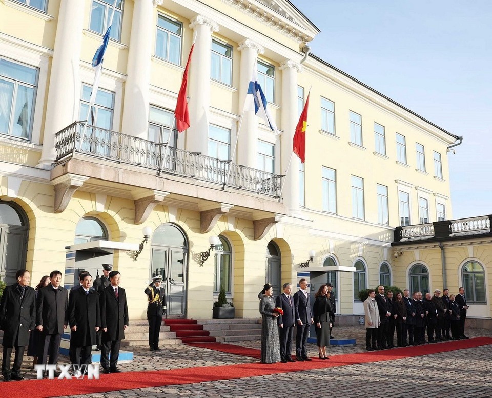 Lễ đón Tổng Bí thư Tô Lâm và Phu nhân thăm chính thức Phần Lan