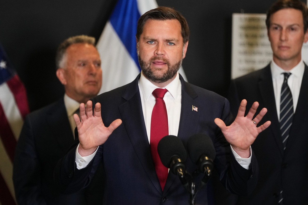 Phó Tổng thống Mỹ JD Vance phát biểu tại Trung tâm Hợp tác Dân sự – Quân sự Israel ngày 21/10. Ảnh: Times of Israel