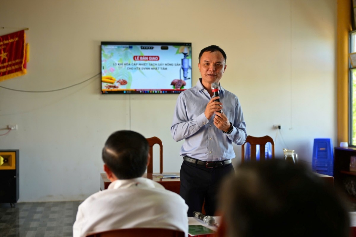 Lò khí hóa biến phế phẩm nông nghiệp thành năng lượng xanh