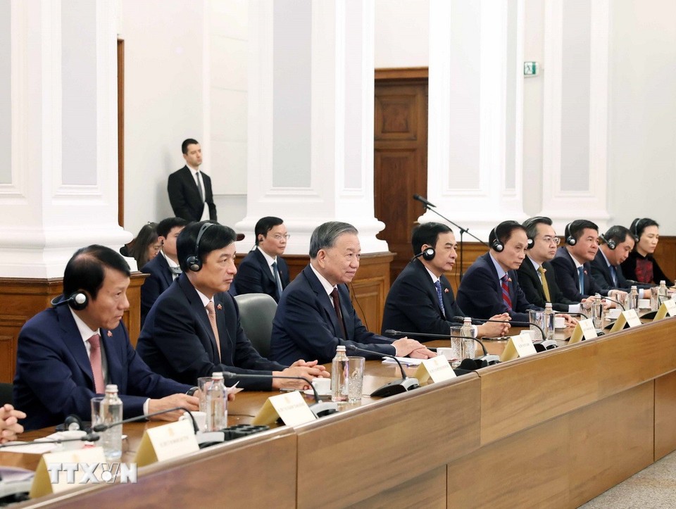 Tổng Bí thư Tô Lâm phát biểu - Ảnh: TTXVN