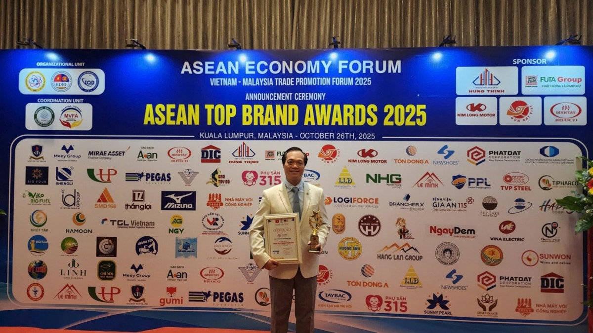 Phát Đạt được vinh danh 'Thương hiệu tăng trưởng xanh ASEAN 2025' tại Malaysia