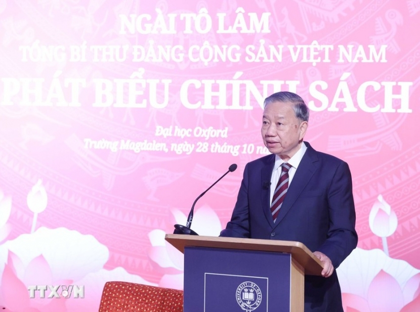 Tổng Bí thư phát biểu chính sách tại Đại học Oxford