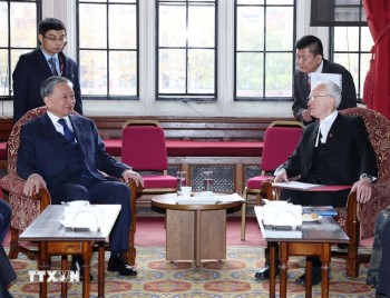 Tổng Bí thư Tô Lâm hội kiến lãnh đạo Quốc hội Anh