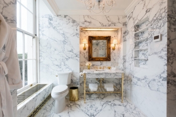 Ông Trump công bố hình ảnh phòng tắm Nhà Trắng sau cải tạo