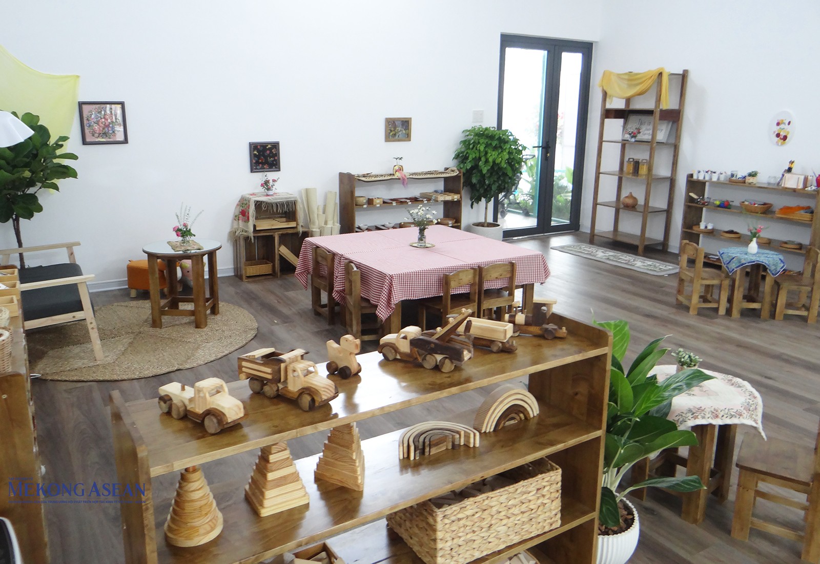 Không gian học tập của trẻ tại ME School VSIP Hải Phòng. Ảnh: Phùng Nguyện/Mekong ASEAN.