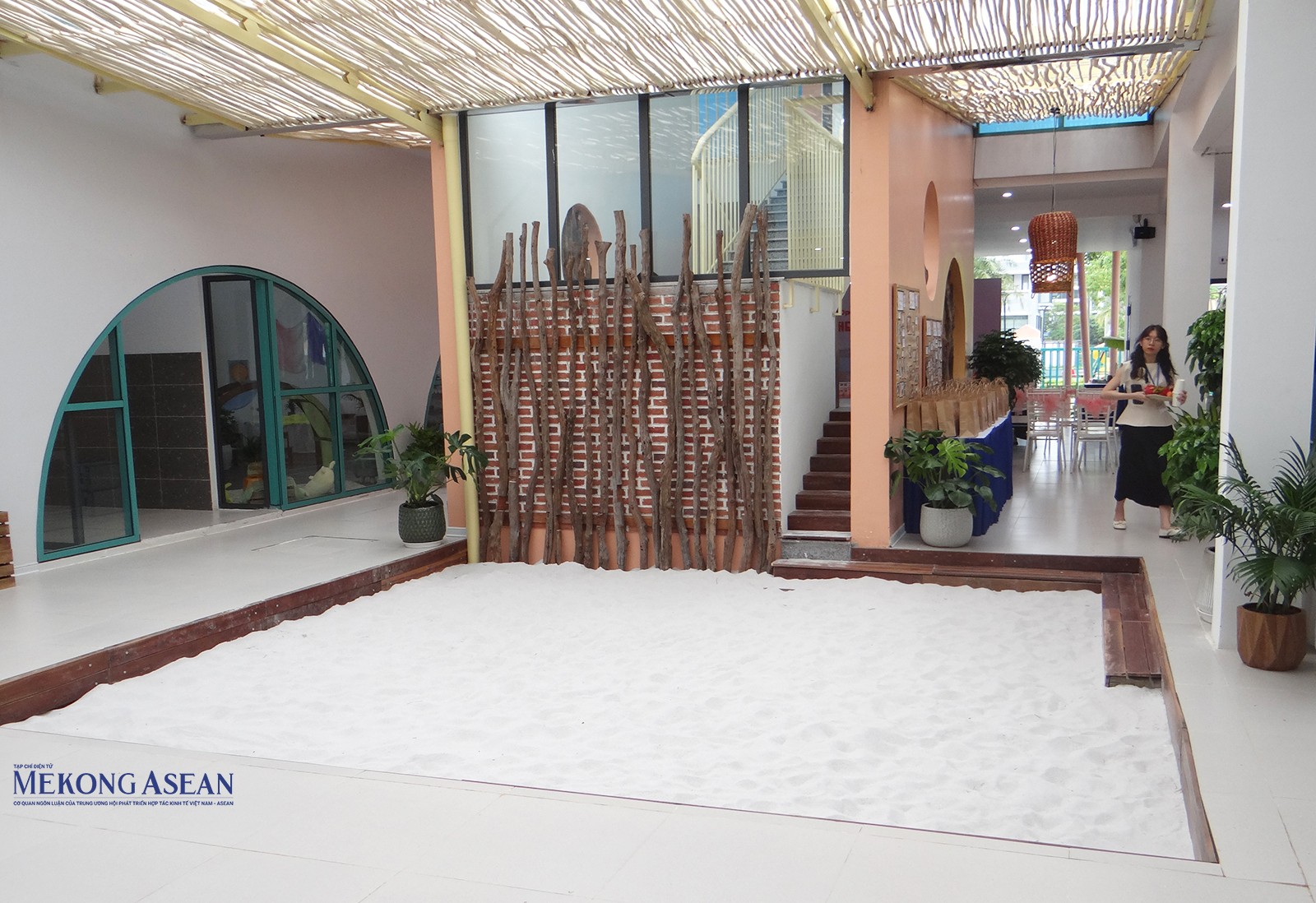 Không gian vui chơi của trẻ tại ME School VSIP Hải Phòng. Ảnh: Phùng Nguyện/Mekong ASEAN.