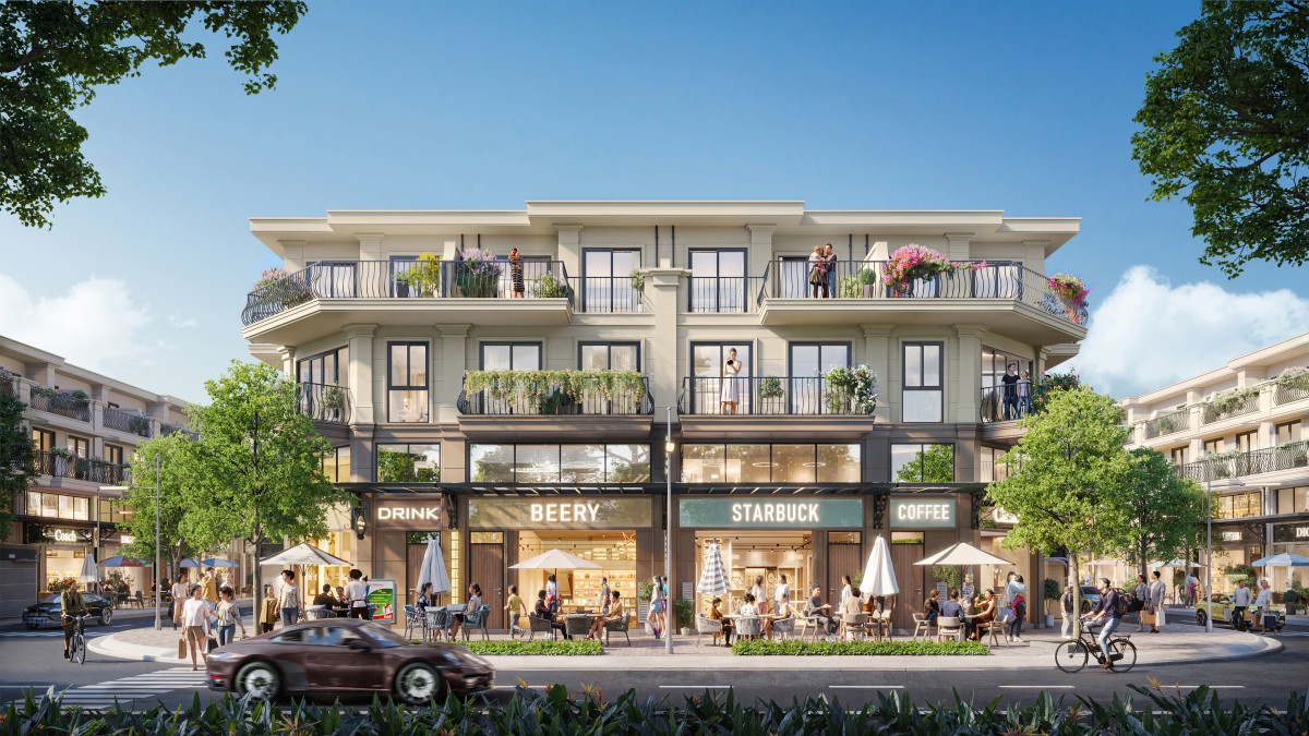 Sáu giá trị 'vàng' của shophouse Nam Long II Central Lake