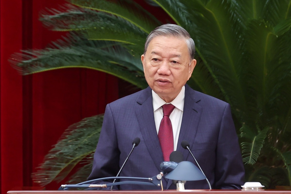 Tổng Bí thư Tô Lâm phát biểu bế mạc Hội nghị Trung ương 14