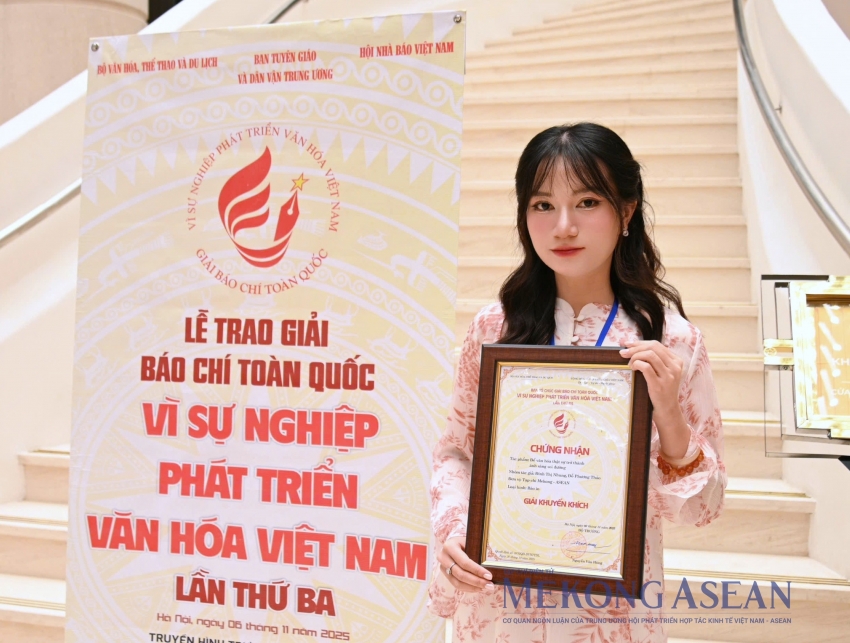 Mekong ASEAN đạt giải Khuyến khích Giải Báo chí toàn quốc 'Vì sự nghiệp phát triển Văn hóa Việt Nam'
