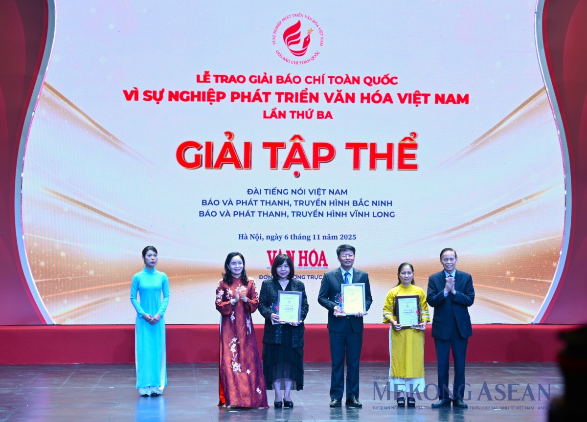 Mekong ASEAN đạt giải Khuyến khích Giải Báo chí toàn quốc 'Vì sự nghiệp phát triển Văn hóa Việt Nam'