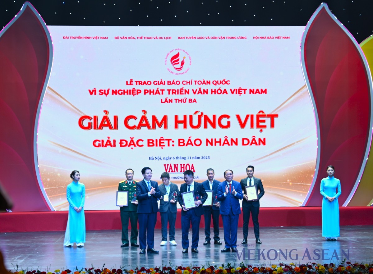Mekong ASEAN đạt giải Khuyến khích Giải Báo chí toàn quốc 'Vì sự nghiệp phát triển Văn hóa Việt Nam'