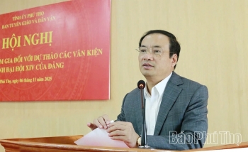 Phú Thọ lấy ý kiến đối với dự thảo các văn kiện trình Đại hội XIV của Đảng
