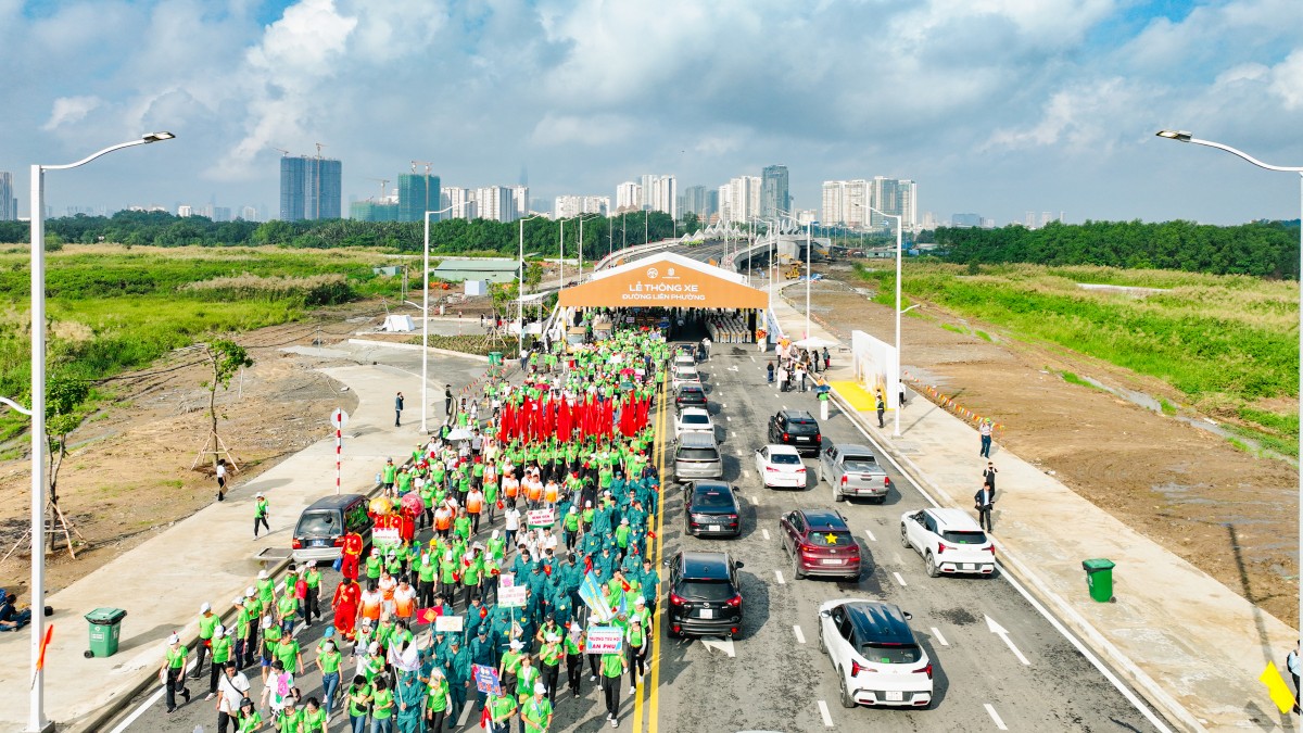 Thông xe kỹ thuật đường Liên Phường, định hình lại giao thông khu Đông TP HCM