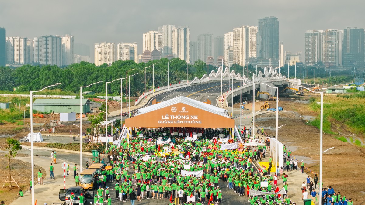 Thông xe kỹ thuật đường Liên Phường, định hình lại giao thông khu Đông TP HCM