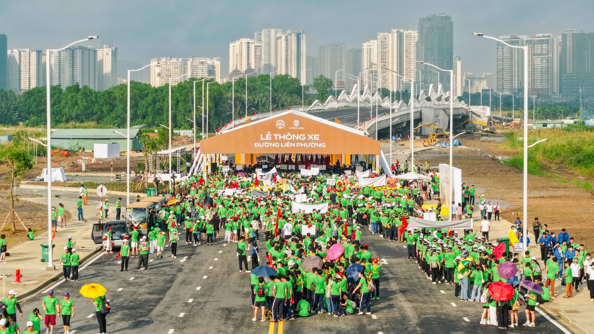 Thông xe kỹ thuật đường Liên Phường, định hình lại giao thông khu Đông TP HCM