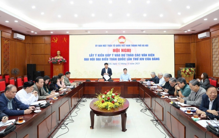 Ủy ban MTTQ Việt Nam TP Hà Nội góp ý dự thảo Văn kiện Đại hội XIV của Đảng