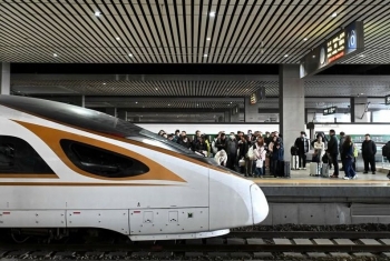 Đường sắt Trung Quốc đạt số hành khách kỷ lục với gần 4 tỷ lượt