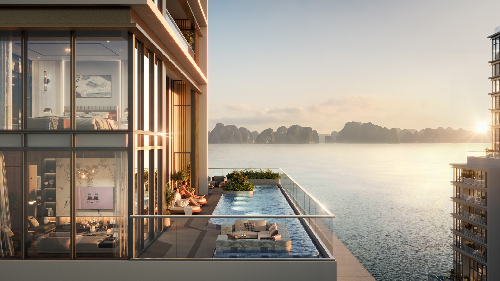 Hệ tiện ích đa tầng tại Aria Bay thu hút cộng đồng thời thượng