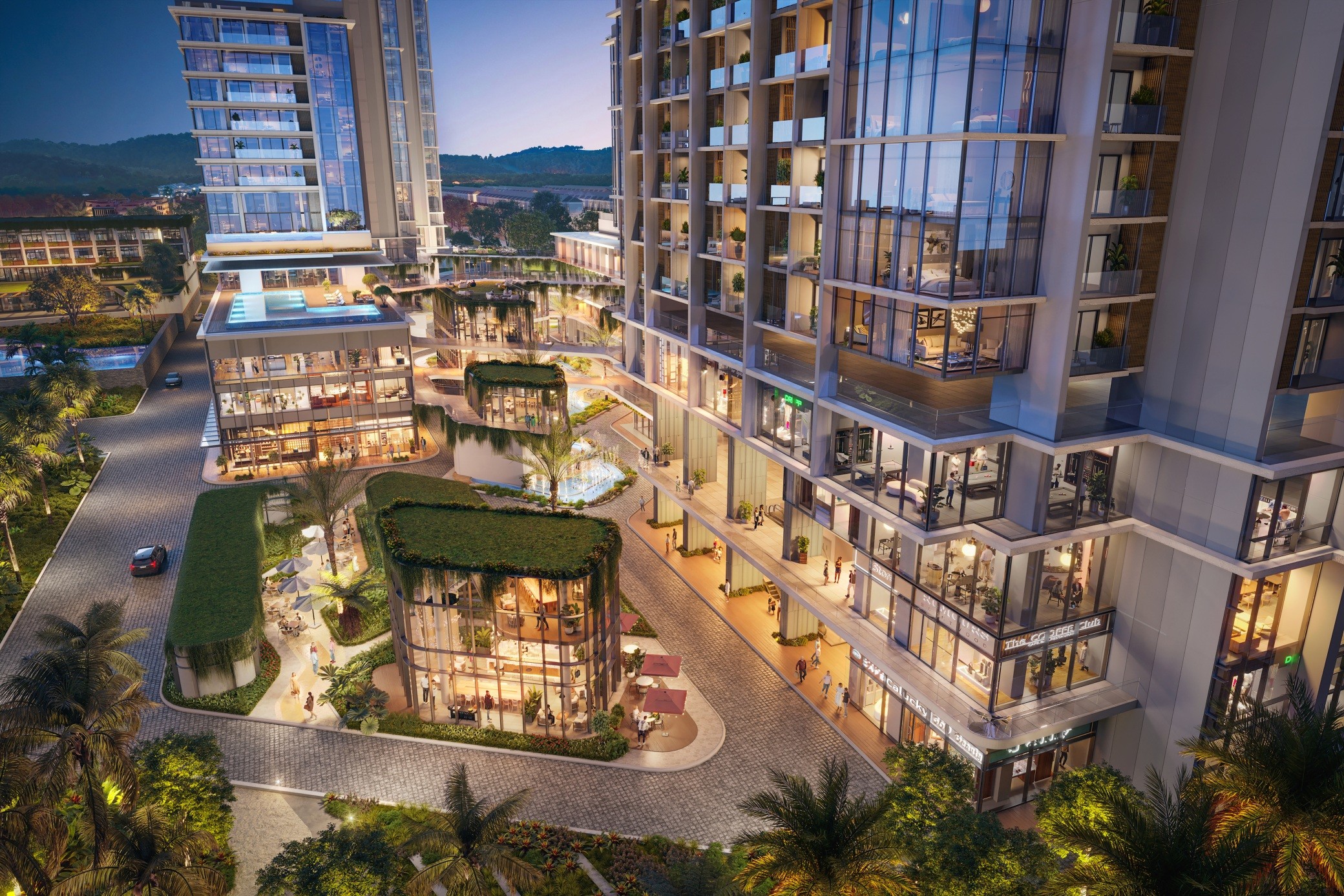 Hệ tiện ích đa tầng tại Aria Bay thu hút cộng đồng thời thượng