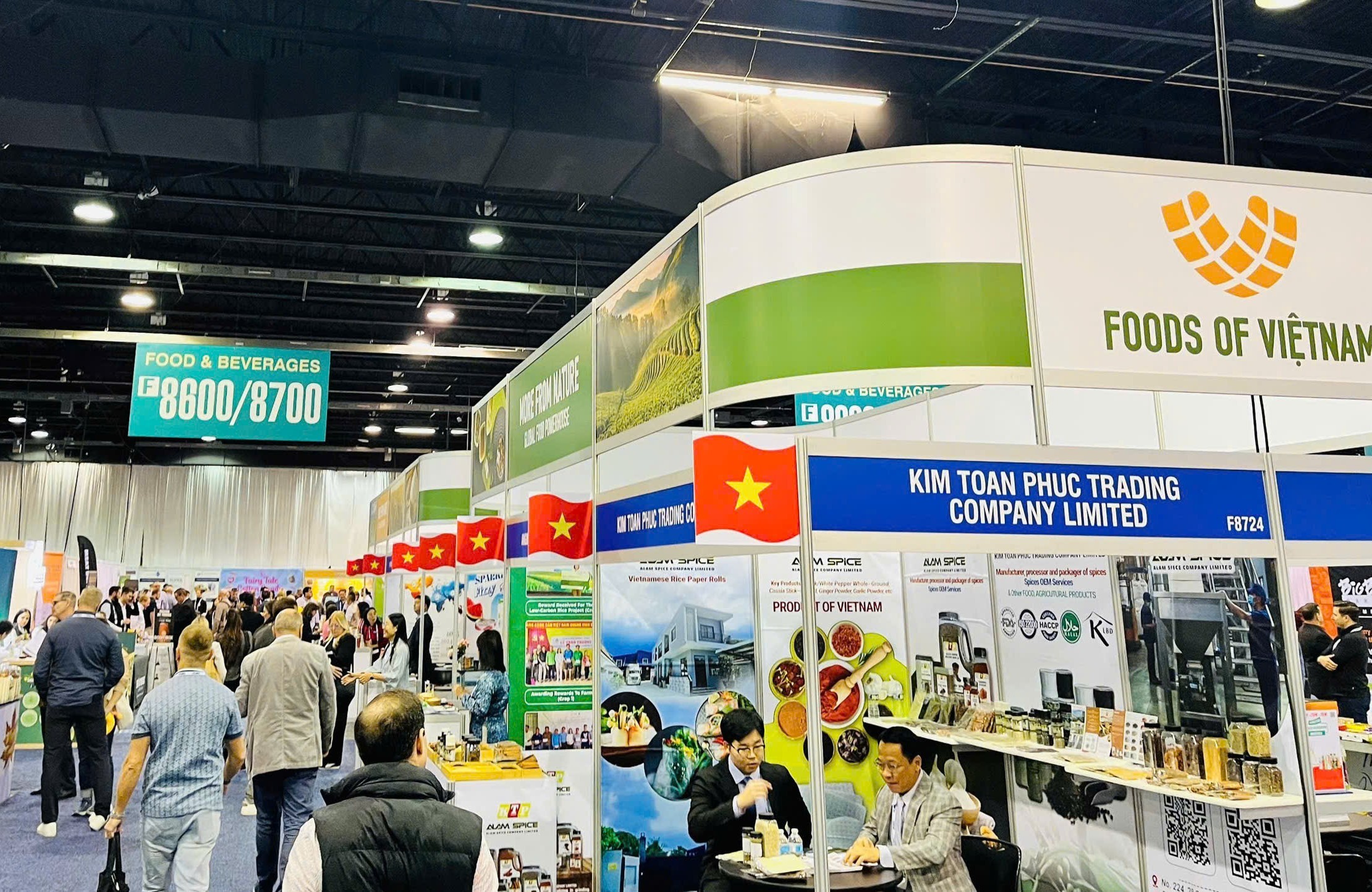 Doanh nghiệp Việt ký kết nhiều hợp đồng tại Hội chợ thực phẩm Mỹ