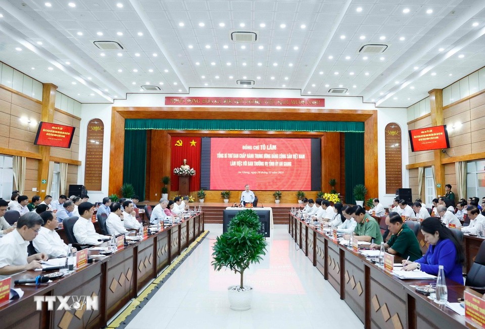 Tổng Bí thư: Lấy đặc khu Phú Quốc làm cực tăng trưởng đột phá của An Giang