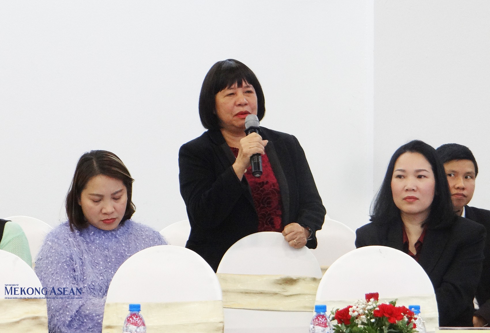 Đại diện doanh nghiệp lữ hành phát biểu tại hội nghị. Ảnh: Phùng Nguyện/Mekong ASEAN.