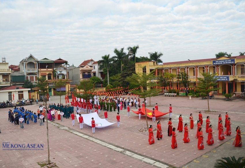 Hải Phòng: Tưng bừng đại hội thể dục thể thao xã Tuệ Tĩnh lần thứ I