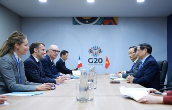 Thủ tướng gặp lãnh đạo Pháp, Đức, Singapore, Hà Lan tại thượng đỉnh G20