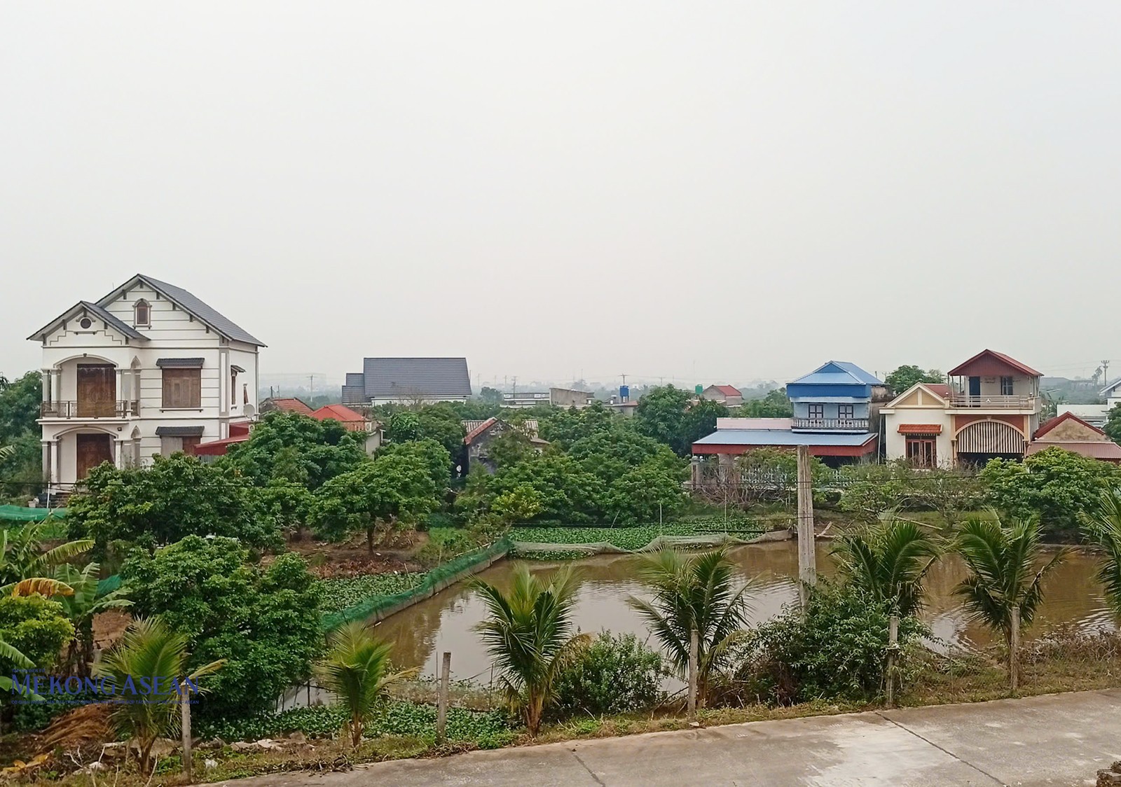 Diện mạo nông thôn ở Hưng Yên ngày càng khởi sắc. Ảnh: Phùng Nguyện/Mekong ASEAN.