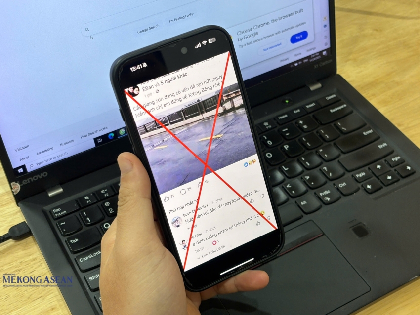 Tràn lan những hình ảnh, video dùng AI giả mạo về mưa lũ miền Trung