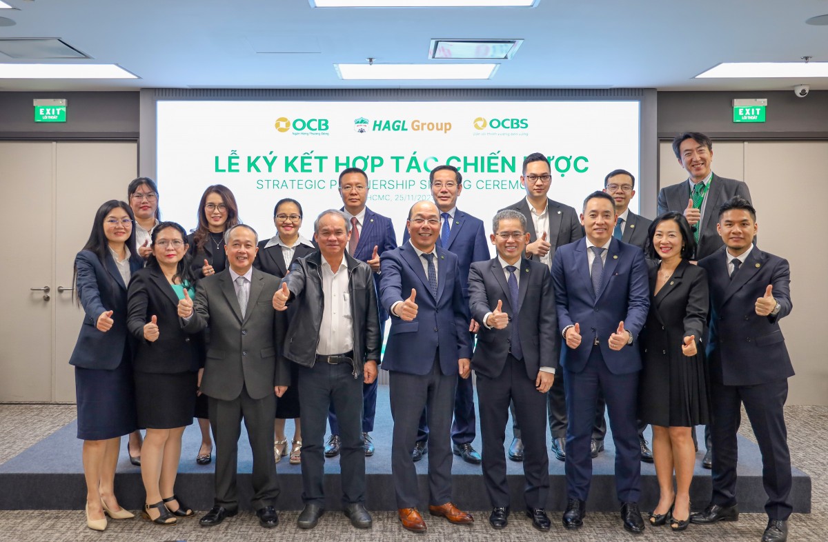 OCB, OCBS và Hoàng Anh Gia Lai thiết lập hợp tác chiến lược ba bên