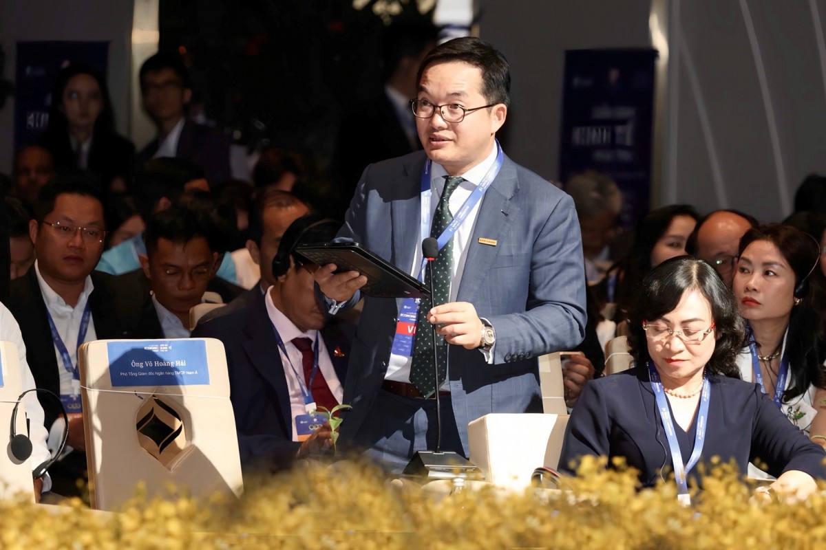 Nam A Bank đề xuất ba trụ cột tài chính xanh tại Diễn đàn Kinh tế mùa Thu 2025