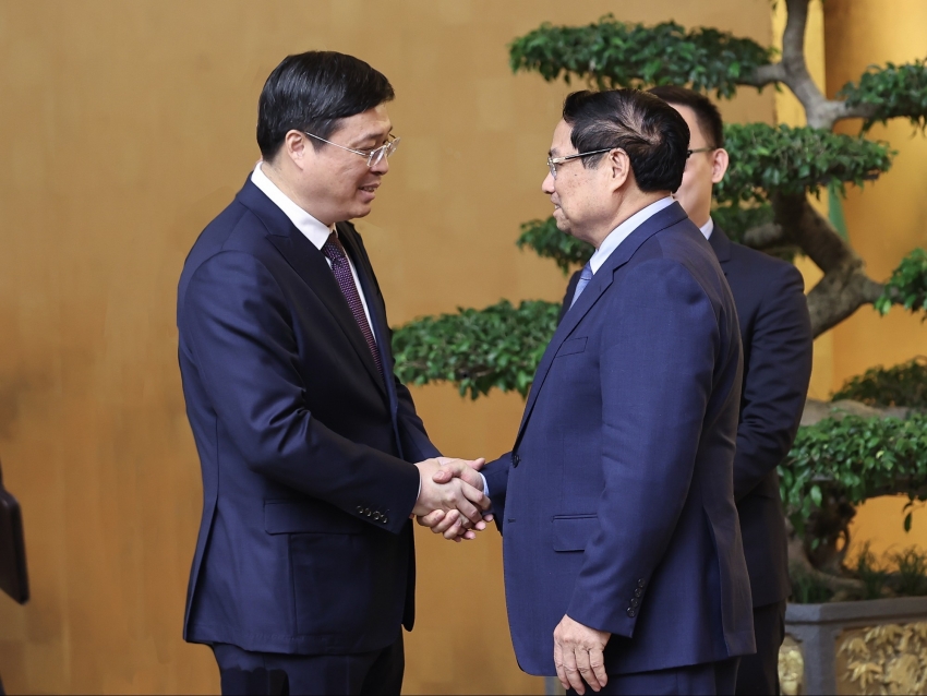 Thủ tướng tiếp Chủ tịch Khu tự trị dân tộc Choang Quảng Tây, Trung Quốc