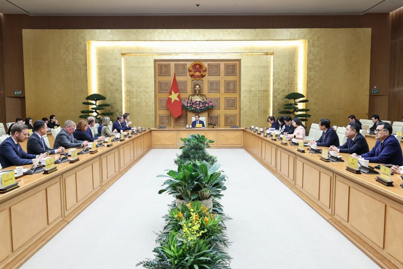 Toàn cảnh buổi tiếp. Nguồn: VGP.