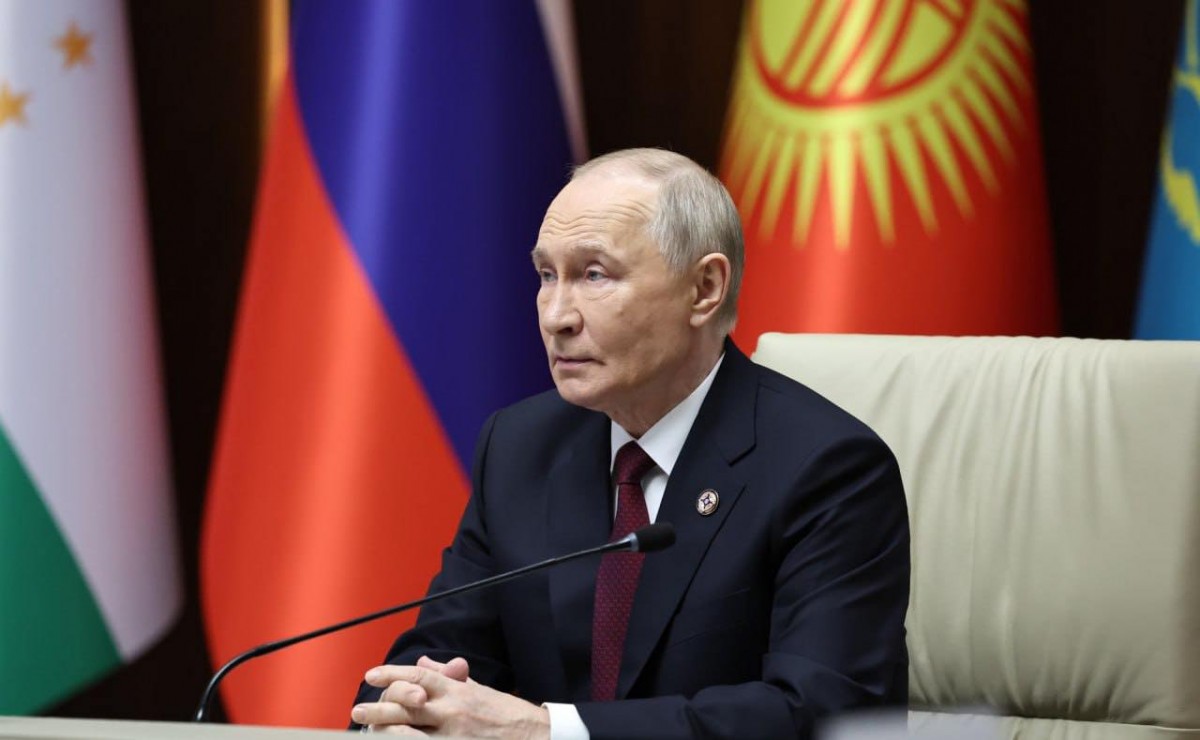Tổng thống Nga Vladimir Putin tại Kyrgyzstan ngày 27/11. Ảnh: Bộ Ngoại giao Nga