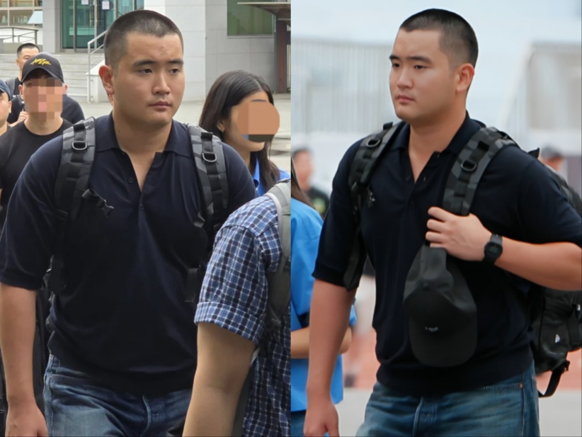 Ông Lee Jee Ho, con trai của Chủ tịch Samsung Electronics Lee Jae Yong, tại lễ khai giảng khóa huấn luyện hồi tháng 9. Ảnh: Korea Herald