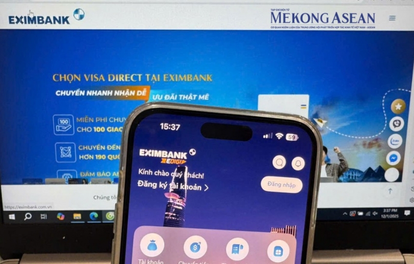 Từ tháng 12, tài khoản Eximbank dưới 500.000 đồng phải trả phí SMS Banking