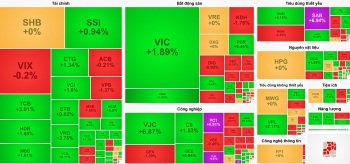 Sabeco và Vietjet đồng loạt bay cao, VN-Index tăng phiên thứ 5 liên tiếp