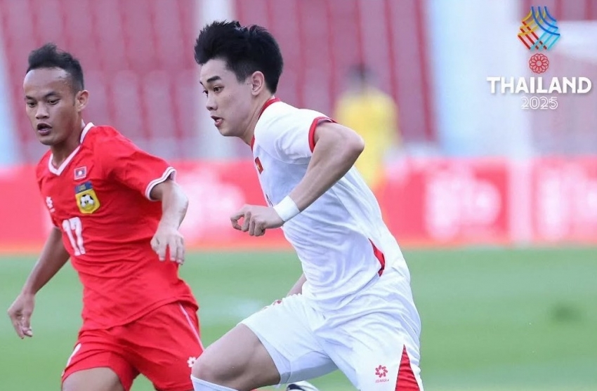 Đình Bắc lập cú đúp, U22 Việt Nam ra quân thuận lợi tại SEA Games 33