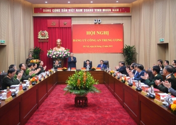 Tổng Bí thư Tô Lâm dự hội nghị Đảng ủy Công an Trung ương