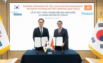 THACO hợp tác với Hyundai Rotem để nội địa hóa công nghiệp đường sắt