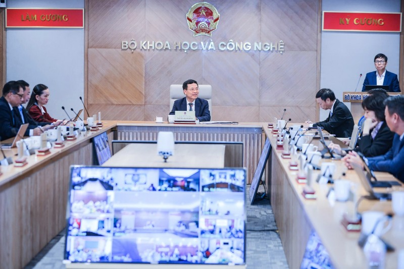 Lễ khai giảng khóa tập huấn chuyên môn, nghiệp vụ năm 2025 cho cán bộ, công chức, viên chức cấp xã, được kết nối trực tuyến tới 34 Sở KHC&CN trên toàn quốc.