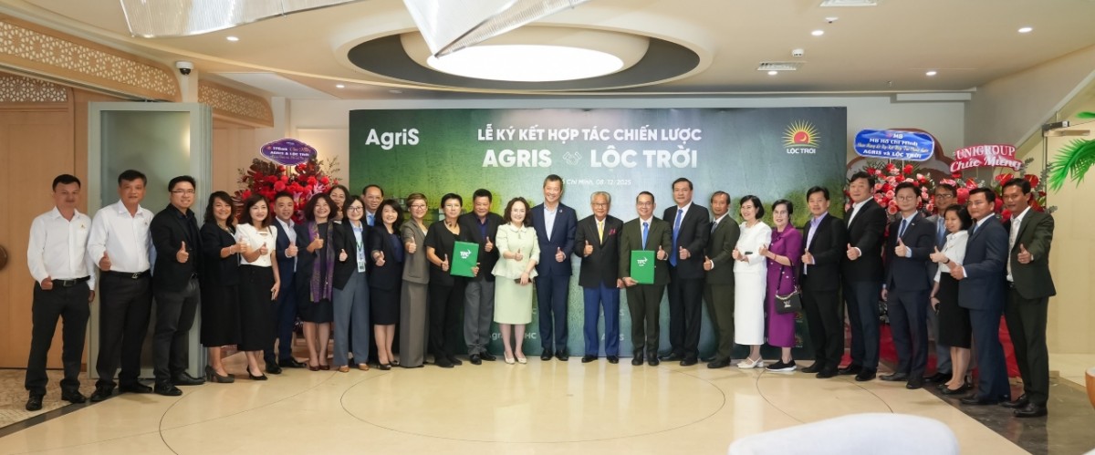 AgriS và Lộc Trời hợp tác kiến tạo hệ sinh thái lúa gạo bền vững