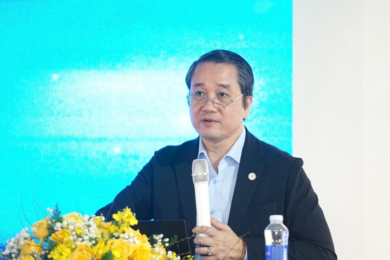 PGS.TS. Đào Ngọc Chiến, Giám đốc NAFOSTED phát biểu tại Hội thảo - Ảnh