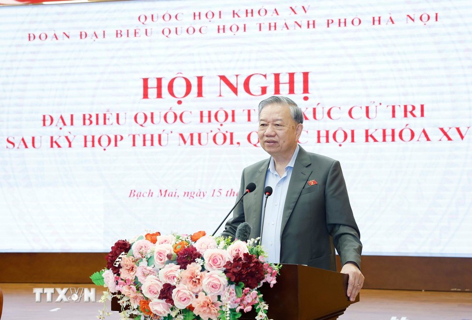 Tổng Bí thư: Hà Nội tập trung vào 5 ưu tiên trong định hướng phát triển