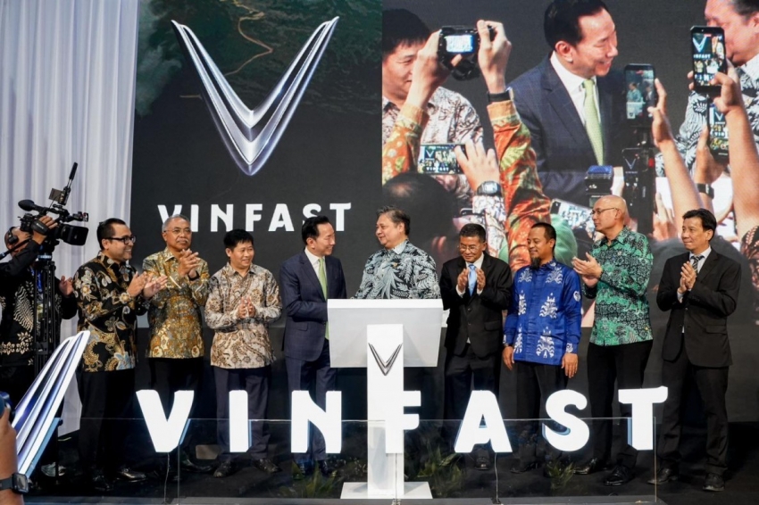 Vinfast chính thức khánh thành nhà máy xe điện tại Subang, Indonesia