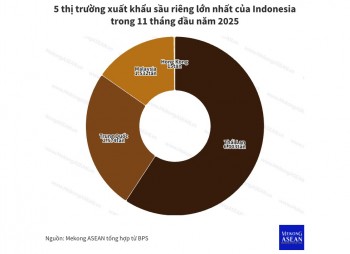 Indonesia xuất khẩu lô sầu riêng đầu tiên sang Trung Quốc