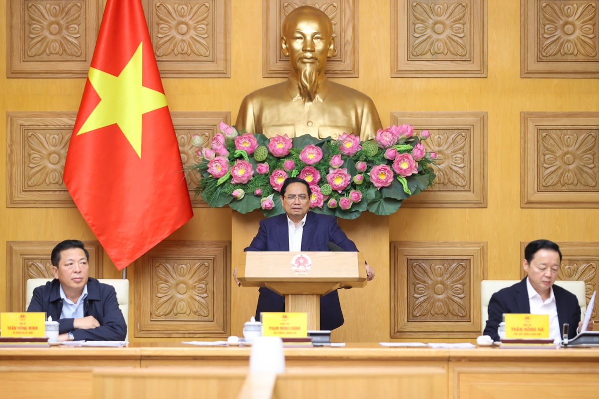 Thủ tướng Phạm Minh Chính chủ trì phiên họp lần thứ 4 của Ban Chỉ đạo Trung ương về chính sách nhà ở và thị trường bất động sản.